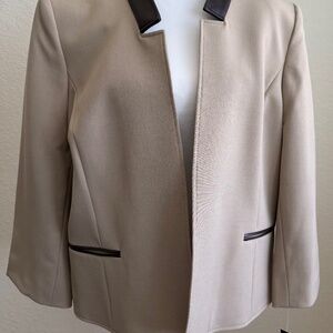 Tahari ASL jacket, NWT, beige, size 14.